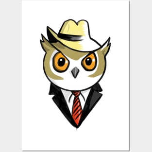 Owl Capone Posters and Art